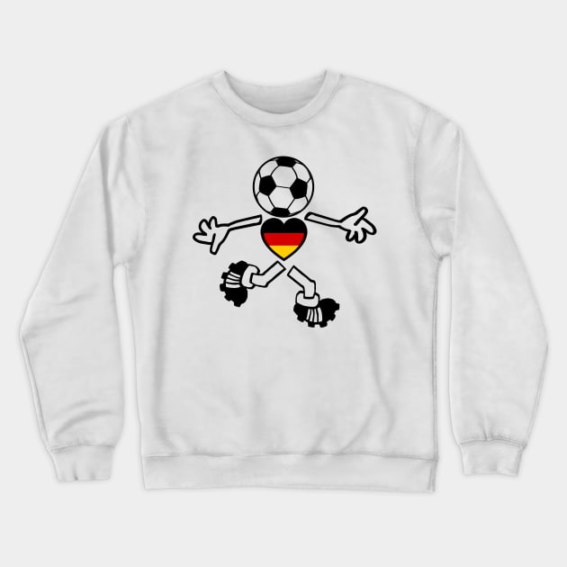 German football Crewneck Sweatshirt by Karpatenwilli